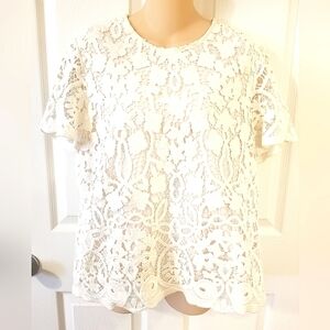 J. McLaughlin Lace Top. So pretty!